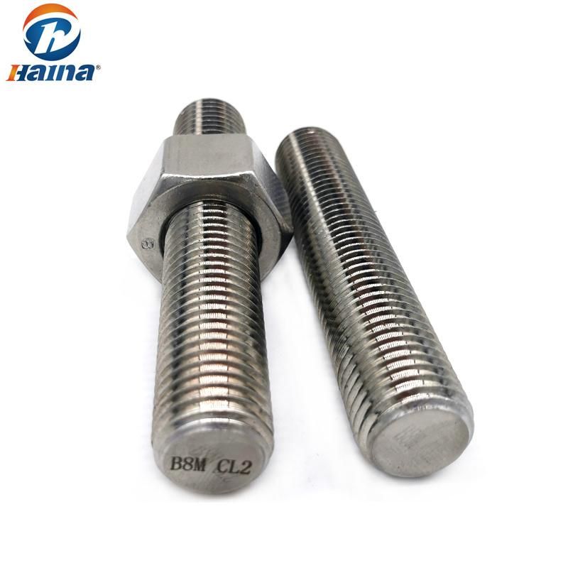 Stainless Steel ASTM A193 B7 Stud Bolts with 2h Nuts