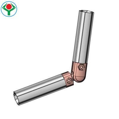 Aluminum Pipe Fittings Aluminum Clamp for Lean Production Building Kit System Low Cost Intelligent Automation