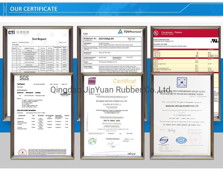 Custom Molded Flat EPDM Silicone FKM NBR Rubber Sealing Seal Gasket for Industrial Equipment