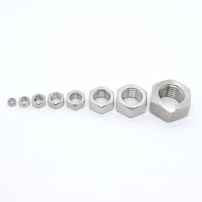 M3-M100 Hexagonal Nut, Custom Stainless Steel 304 316 Hex Nut DIN934 China Bolt and Nut Manufacturer