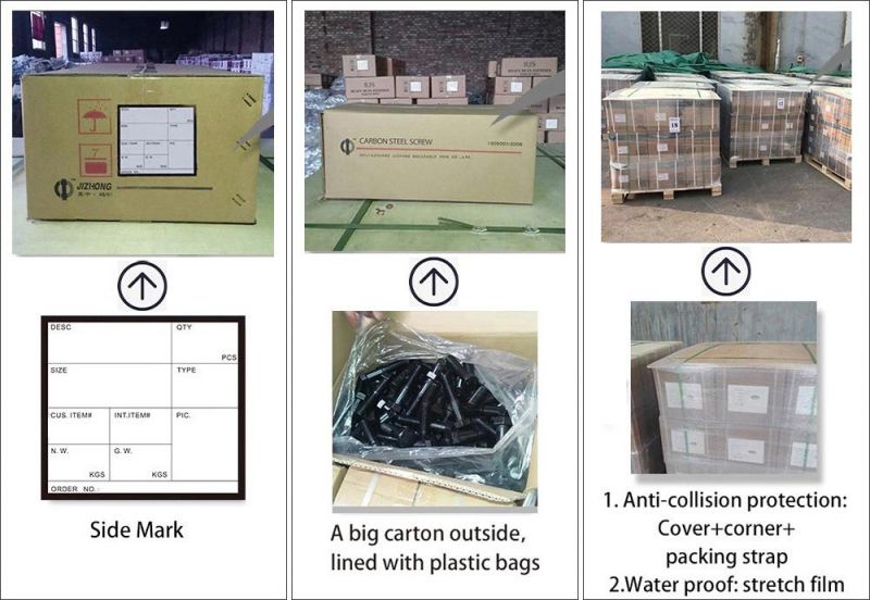 Low Carbon Steel High Strength 12.9 Button Head Blot with Torx Slot DIN7981DIN7982 DIN7983 Stainless Steel Screw Csk Head Flat Head Pan Head Cap Bolt