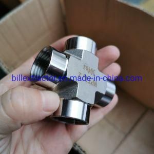 Stainless Steel 304 1/4inch Full Female Threaded Cross