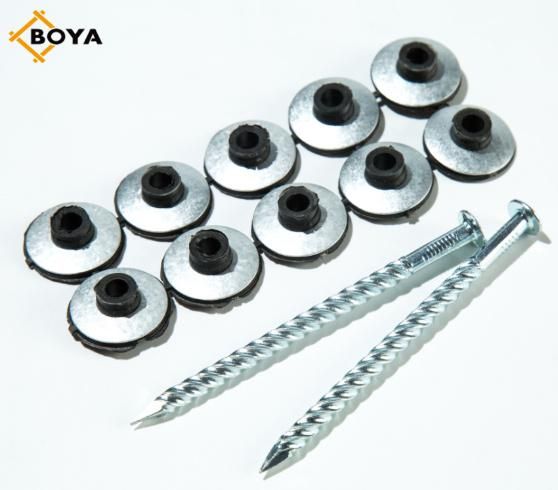 Electro Galvanized Assemble Roofing Nail with Washer