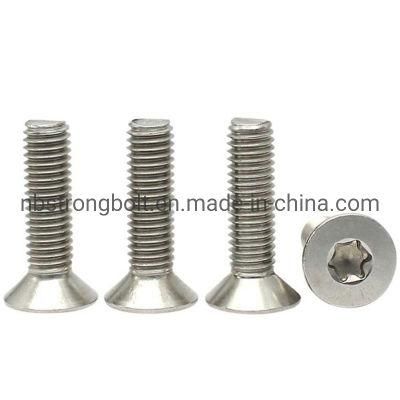 Six-Lobe Countersunk Flat Head Machine Screw