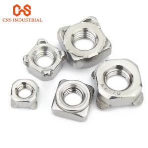 Stainless Steel 304 Weld Square Nuts
