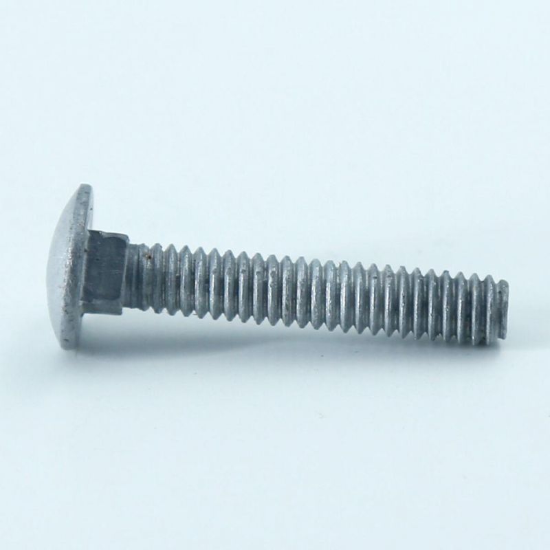 DIN603 Flat Head Metric HDG Hot Dipped Galvanized Carriage Bolt and Nut