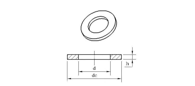 Flat Gasket Thin Washer Flat Washer DIN9021