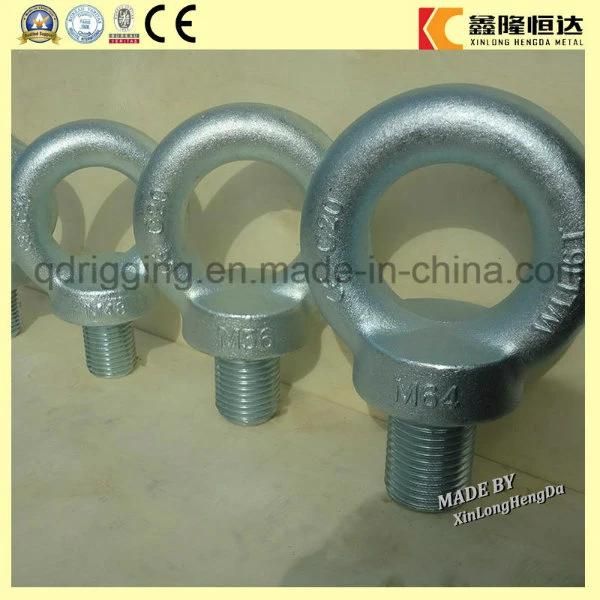 China Factory Regular Nut Eye Bolts DIN580 Rigging Hardware
