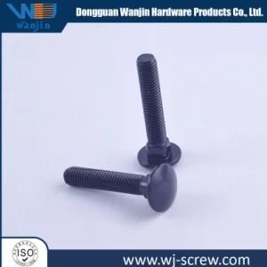 Black Carbon Steel M10 Square Neck Flat Head Flat Head Carriage Bolt