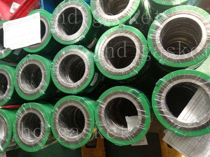 ANSI Class 150lbs 300lbs 600lbs 900lbs 1500lbs DIN Pn6/Pn10/Pn16 GOST / JIS Yellow Carbon Steel with PTFE teflon spiral Wound Gasket