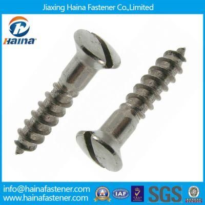 Stainless Steel DIN/GB Truss Head Slotted Wood Screw