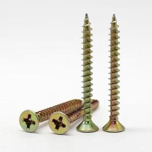 Chipboard Screws with Yellow Zinc Plated