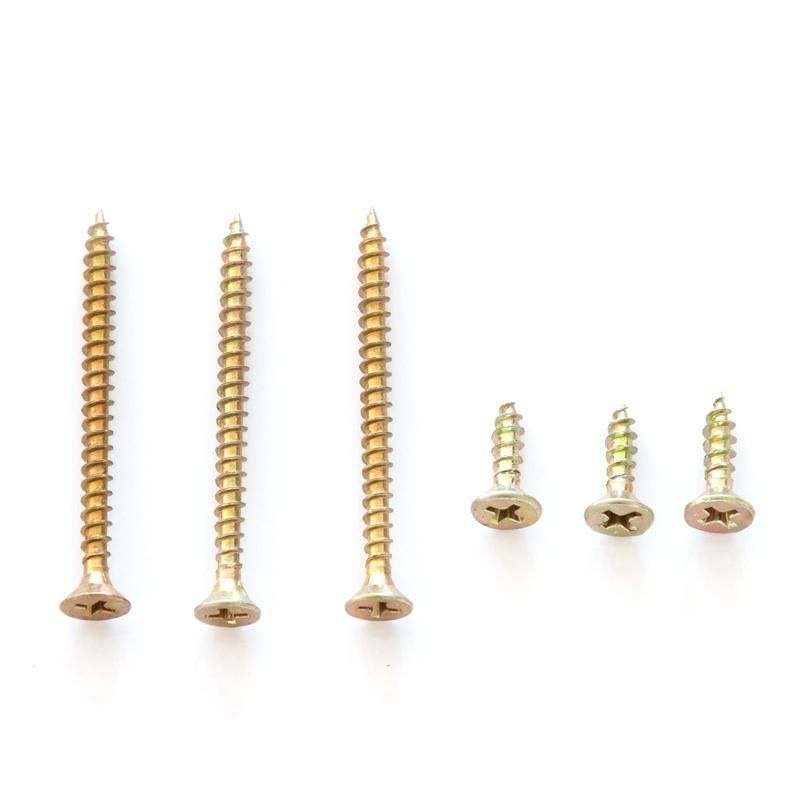 China Customized Countersunk Head 6#*1inch /3.5*25mm Chipboard Screw