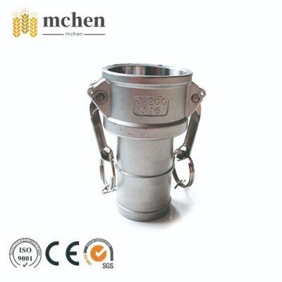 Stainless Steel Camlock Coupling with Female Coupler X Hose Shank