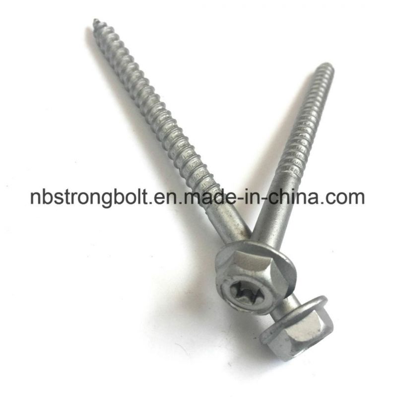 Hex Head Flange Self Drilling Screw with Zinc Plated