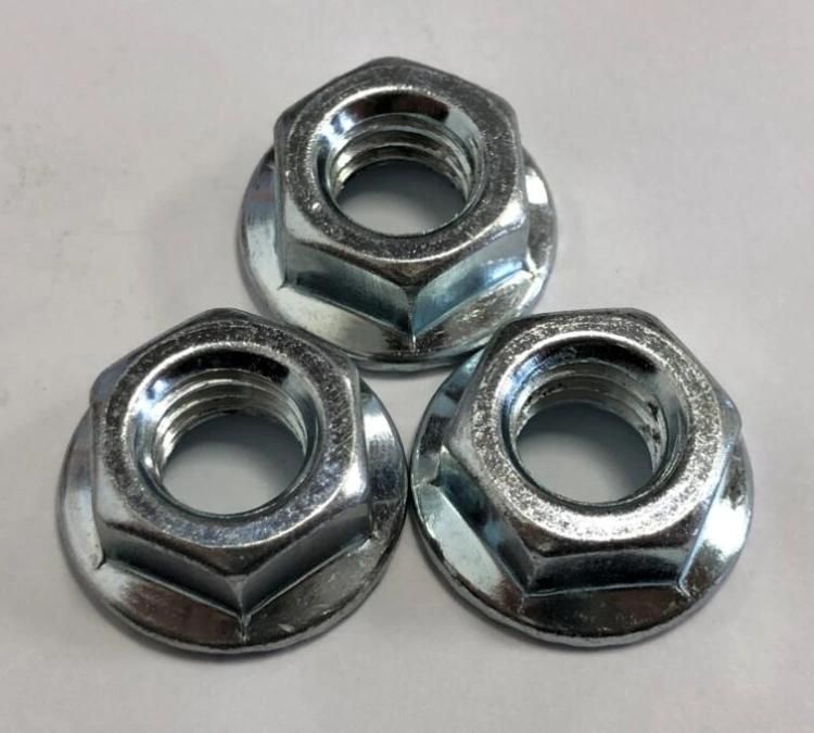 Carbon Steel Hex Flange Nuts with Serrated