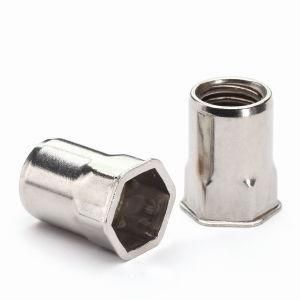 Reduced Head Half Hex Rivet Nut #10-24