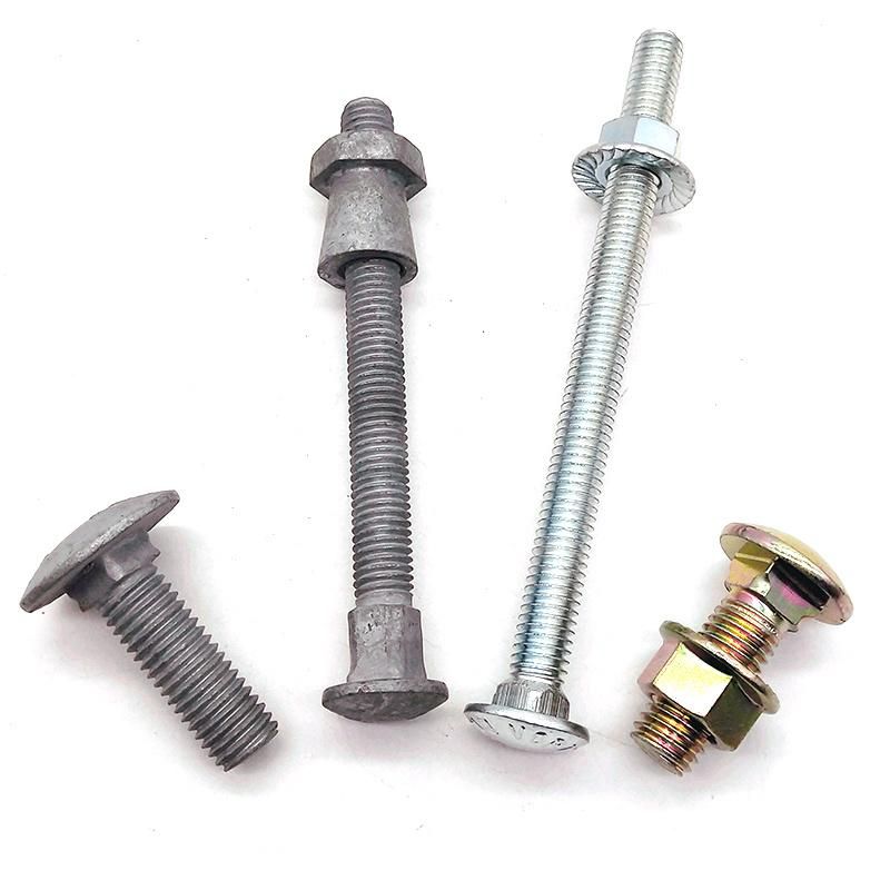 High Tensile Carbon Steel Zinc Plated Track Bolt