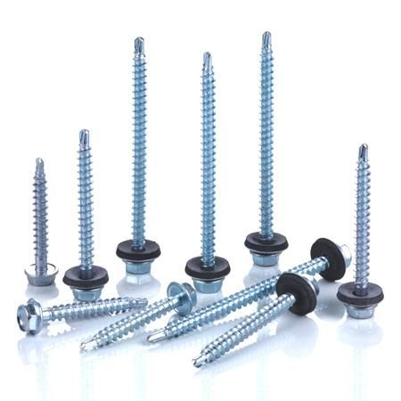 Unsoltted Hex Washer Head Self Drilling Screw with EPDM Bonded Washer