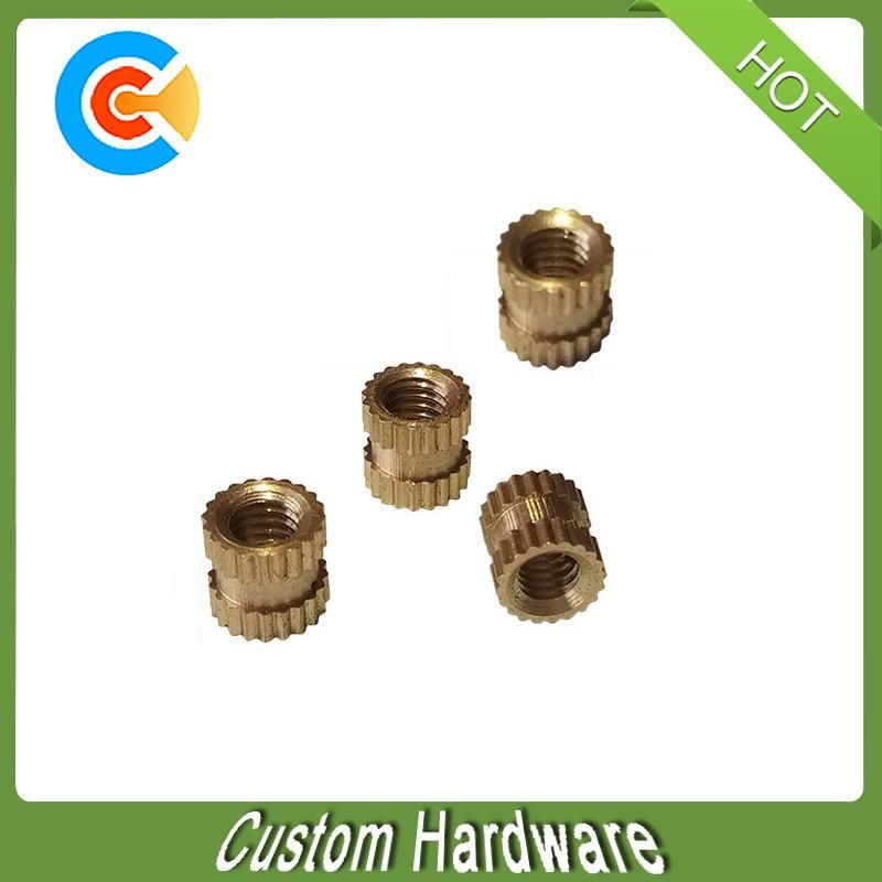 Brass Embedded Lock Nut Knurled Nut Embedded Copper Nut