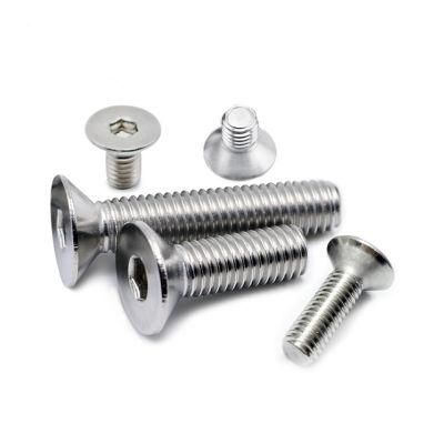 DIN 7991 ISO 10642 M3-M16 Stainless Steel Hex Socket Countersunk Head Screws