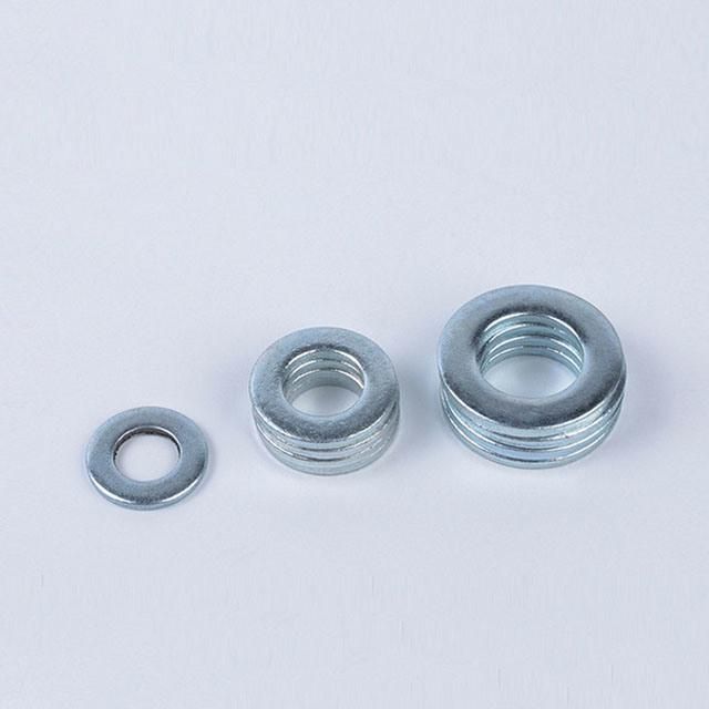 Factory Sale DIN125 Zinc Plated Grade 4.8 Flat Washer Carbon Stee