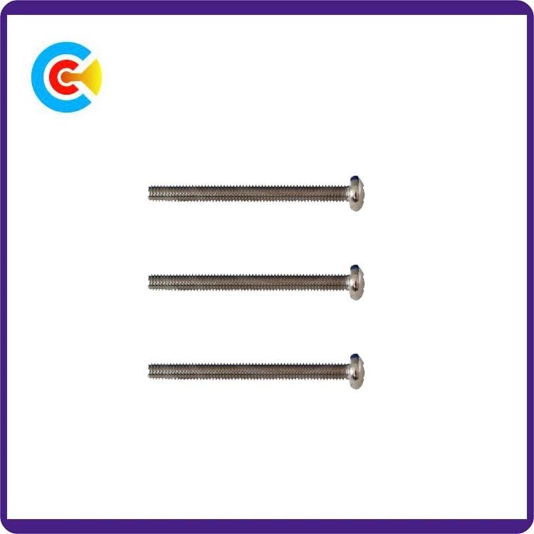 GB/DIN/JIS/ANSI Carbon-Steel/Stainless-Steel 4.8/8.8/10.9 Galvanized Cross Shaft Screws for Building