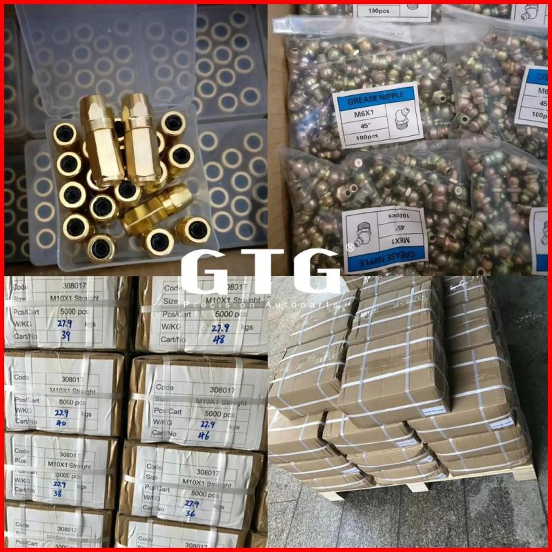 Zinc Plated Oil Fitting M10X1 M8X1 Straight