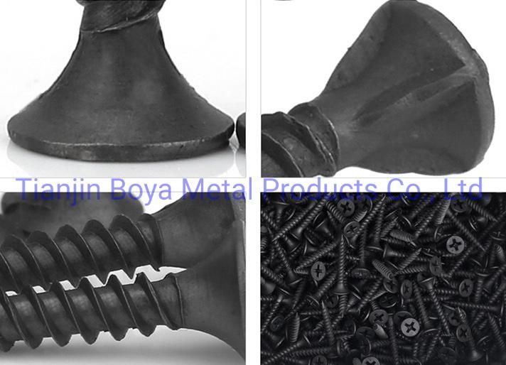 Phillips Bugle Head Fine Thread/Coarse Thread Gypsum Black Phosphated Drywall Screw/Chipboard Screw