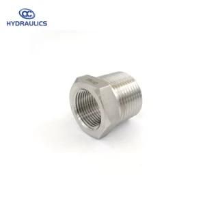 Stainless Steel Pipe Fitting NPT Reducer Hydraulic Hose Adapter