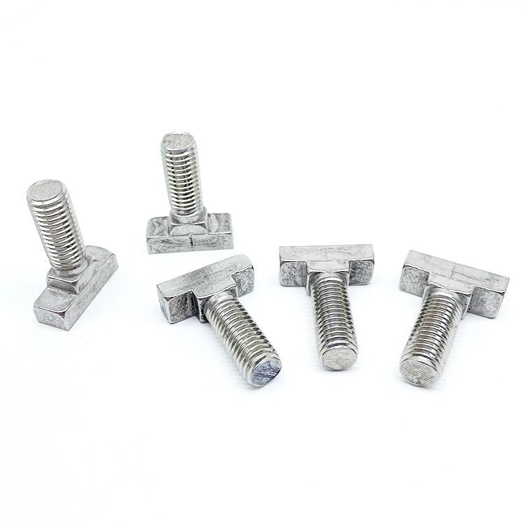 M12 T-Bolt M10 Thread T Bolt DIN186 T Head Bolt M3~M36