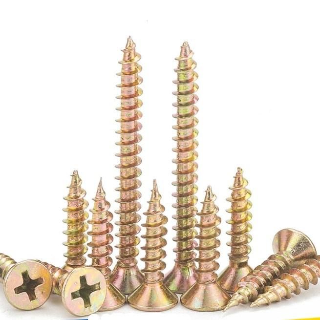 Yellow -Zinc Plated Self Drilling Screw Nail Wood Screw Galvanized Self Drilling Screws