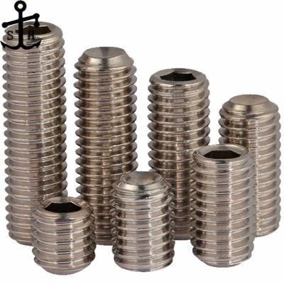 BS 2470 Stainless Steel SUS304 Hexagon Socket Set Screws with Cup Point - Ba Thread