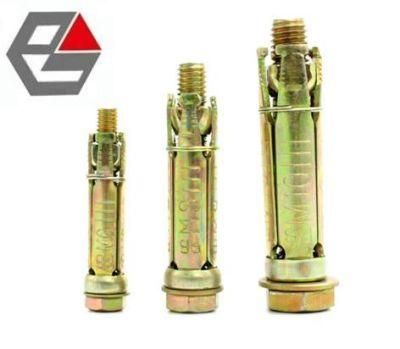 Steel Yellow Zinc 4 PCS Heavy Duty Shield Expansion Anchor