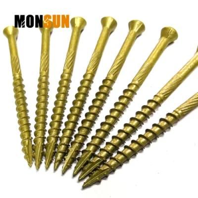 Bronze Ruspert Trim Head Torx Drive Cutting Point Deck Screws/Tornillos