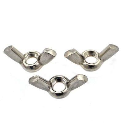 China Fastener Manufacturer M8 M10 SS304 Butterfly Nuts DIN315 Stainless Steel Wing Nut