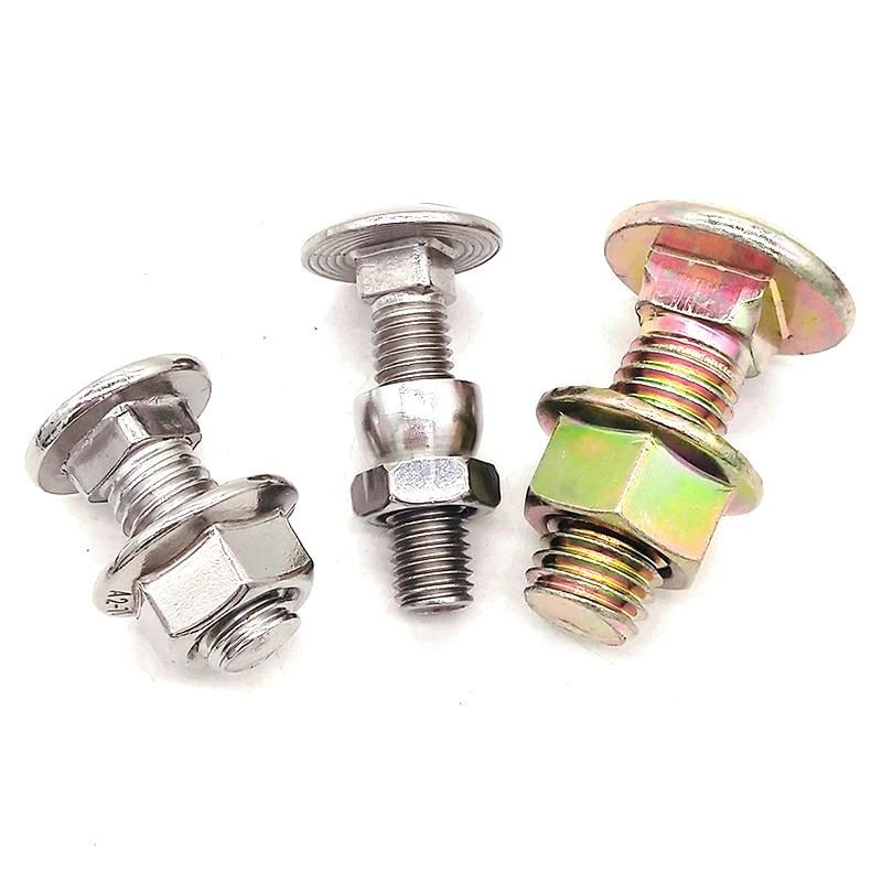 Stainless Steel 317 321 Square Short Neck Carriage Bolt