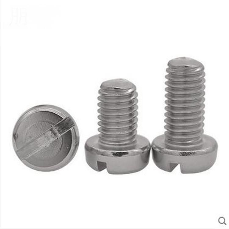 DIN84 Slotted Cheese Head Machine Screw, Slotted Head Screw