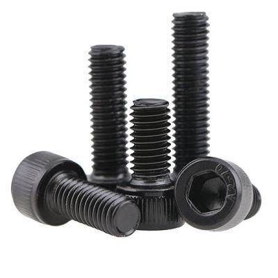 Factory DIN 912 Hex M3 M4 M5 M6 8.8 Black Hex Head Socket Bolt Hexagon Socket Screw