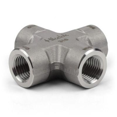 Hikelok Stainless Steel 316 304 Instrumentation Pipe Fitting Female Cross