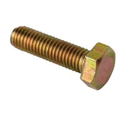 Yellow Zinc Plated Hex Head Bolt