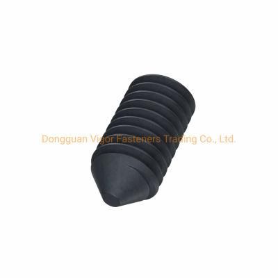 Black Oxide Alloy Steel DIN914-45h Hexagon Socket Set Screw with Cone Point