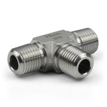 Stainless Steel Swagelok Type Instrumentation NPT Tube Pipe Fittings Hex Nipple Coupling Adapter