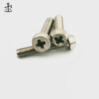Goog Quality DIN7985 M3*15.5 SUS304 Stainless Steel Cross Recessed Pan Head Screws Made in China