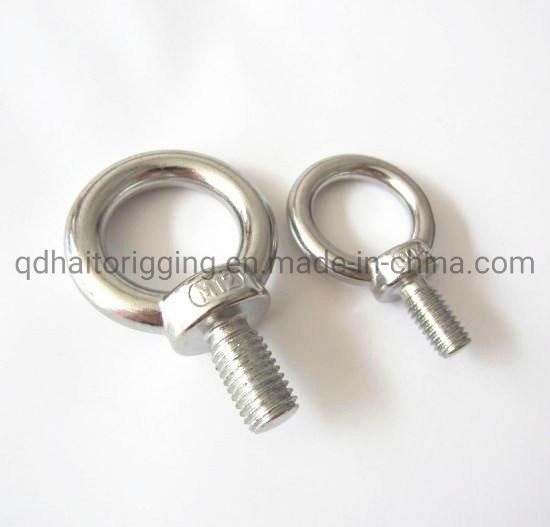 High Performance Stainless Steel 304/316 JIS1168/DIN580 Eye Bolt of Marine Hardware