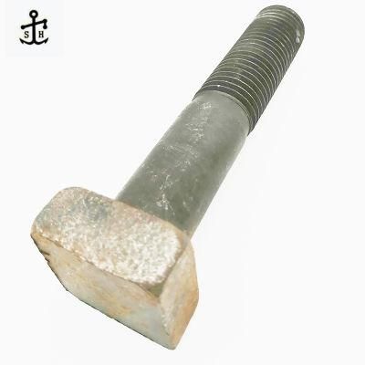 DIN 21346 M16-M30 Large High Strength Square Head Bolt Class 12.9 Made in China