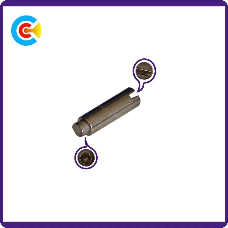 Stamping Parts Fixed Word Slotted Step Screw for Fitness Equipment