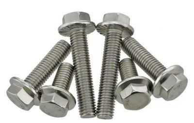 Steel Hex Flange Bolt and Nut DIN6921 Steel M3-M56 Hex Head Flanged Bolts Flange Hex Lock Nut Bolts and Nuts Grade 8.8