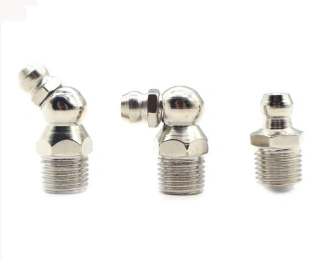 Nozzles, Straight, 45/90 Degree, Zinc / Yellow Zinc Plated