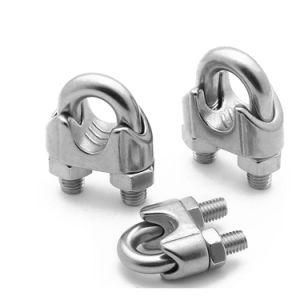 China Factory Zinc Plated Malleable Wire Rope Clip